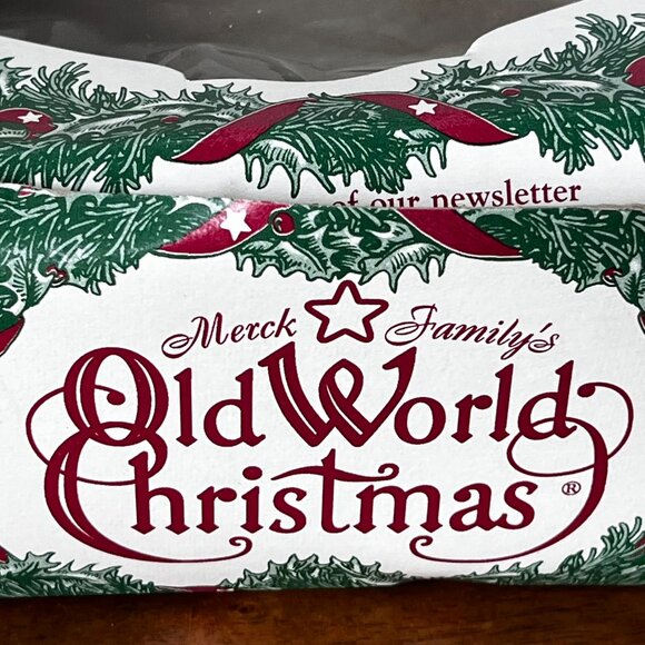 Vtg. Merck Old World Christmas Nutcracker Ornament Inge-Glas Germany w/Box Green - Picture 11 of 16